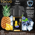 Tokyo Golden Series Blast Ananas Saltnic 30ml Abu Dhabi RAK Dubai KSA