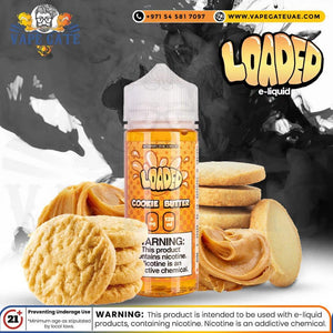 Cookie Butter - Loaded 120ml UAE DUBAI ABU DHABI RUWAIS AJMAN KSA