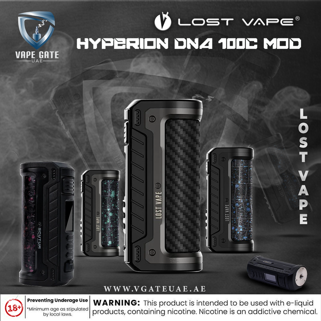 LOST VAPE - HYPERION DNA 100C BOX MOD | Dubai & Abu Dhabi UAE | Vape Riyadh LOST VAPE - HYPERION DNA 100C BOX MOD | Dubai & Abu Dhabi UAE | Vape Riyadh
