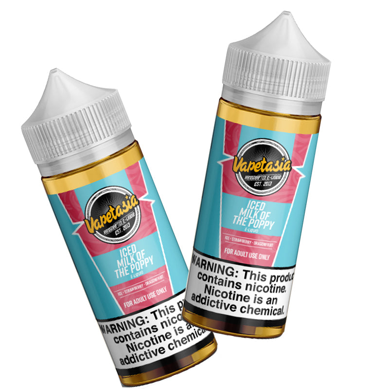 iced milk of the poppy vape juice E liquid by Vapetasia Abu Dhabi Dubai UAE Flavour:Pink Lemon R2 (1.0 Ohm 10-15W) Blue Crack - Live