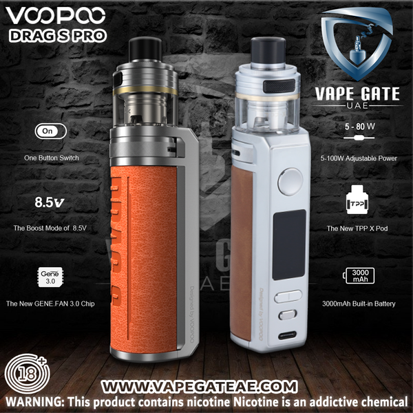 VOOPOO DRAG S PRO POD MOD KIT 100W | Abu Dhabi & Dubai UAE VOOPOO DRAG S PRO POD MOD KIT 100W | Abu Dhabi & Dubai UAE