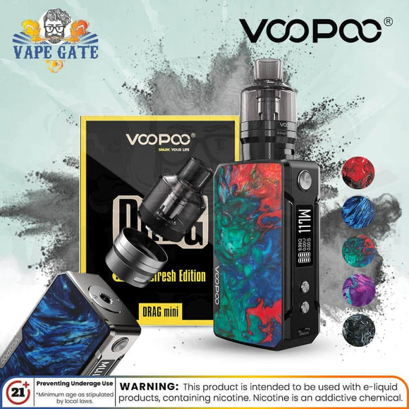 Voopoo Drag Mini Kit PnP Refresh Edition 4400mAh | Abu Dhabi & Dubai | Vape Riyadh Voopoo Drag Mini Kit PnP Refresh Edition 4400mAh | Abu Dhabi & Dubai | Vape Riyadh
