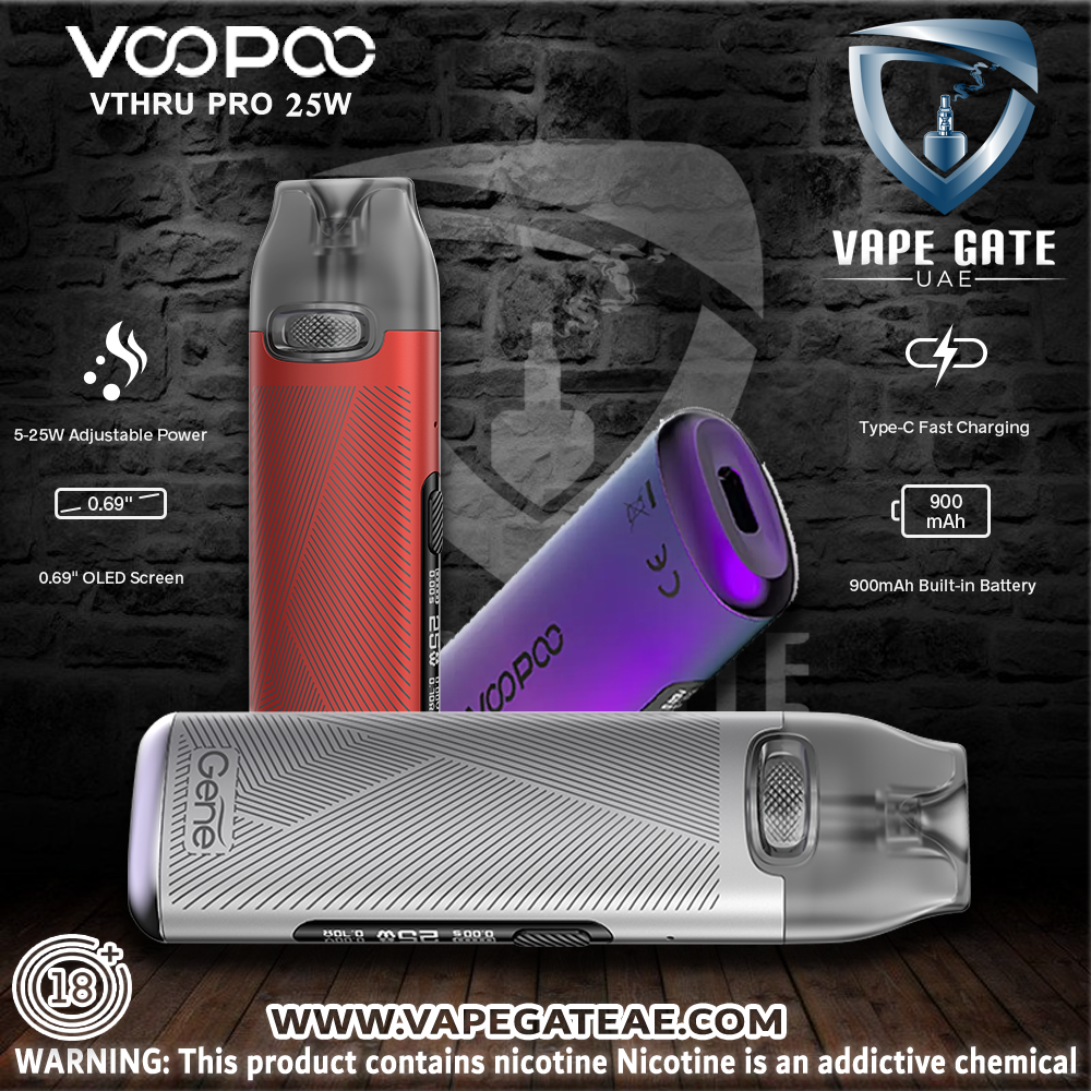 VOOPOO V THRU PRO 25W POD KIT 900MAH | Abu Dhabi & Dubai UAE | Vape Riyadh VOOPOO V THRU PRO 25W POD KIT 900MAH | Abu Dhabi & Dubai UAE | Vape Riyadh