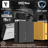 VAPORESSO XROS NANO 1000mAh POD SYSTEM Abu Dhabi Ruwais Al Ain Dubai KSA